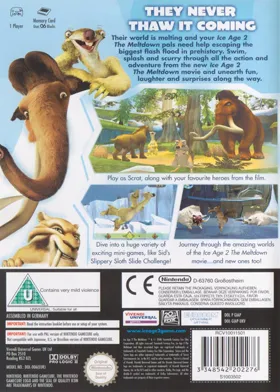 Ice Age 2 - The Meltdown box cover back